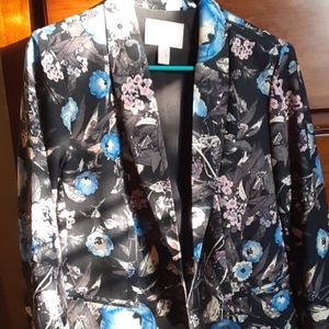 Floral Print Blazer